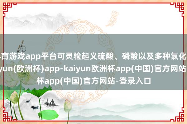 体育游戏app平台可灵验起义硫酸、磷酸以及多种氯化物环境-kaiyun(欧洲杯)app-kaiyun欧洲杯app(中国)官方网站-登录入口