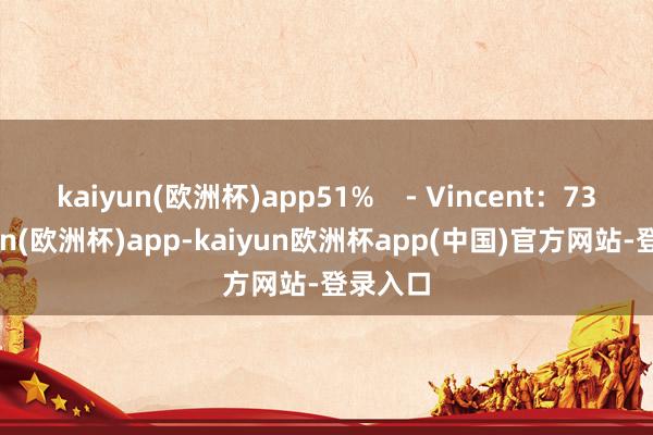 kaiyun(欧洲杯)app51%    - Vincent：73-kaiyun(欧洲杯)app-kaiyun欧洲杯app(中国)官方网站-登录入口